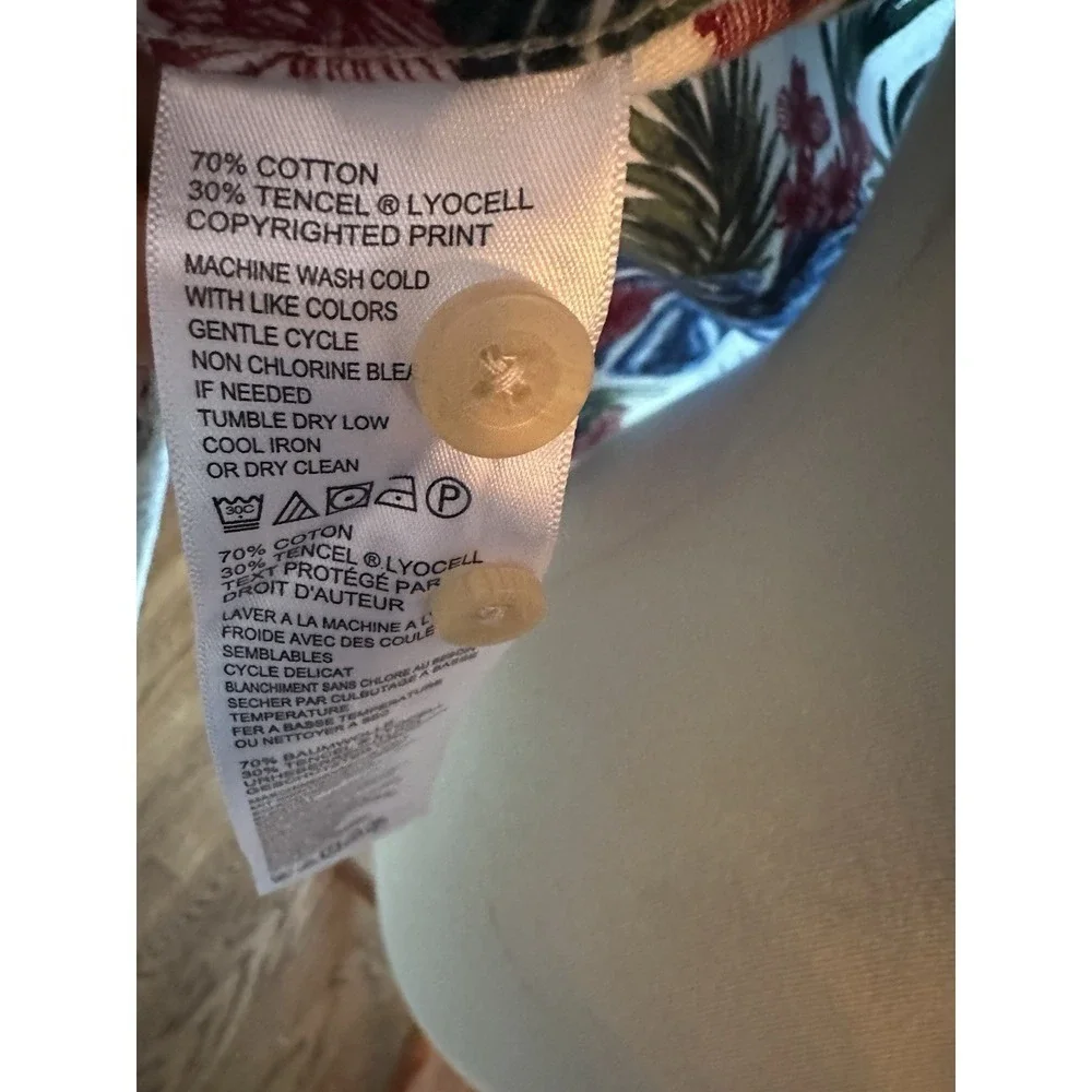 Tommy Bahama Mens Palm Button Up Shirt SZ XL - Picture 9 of 11